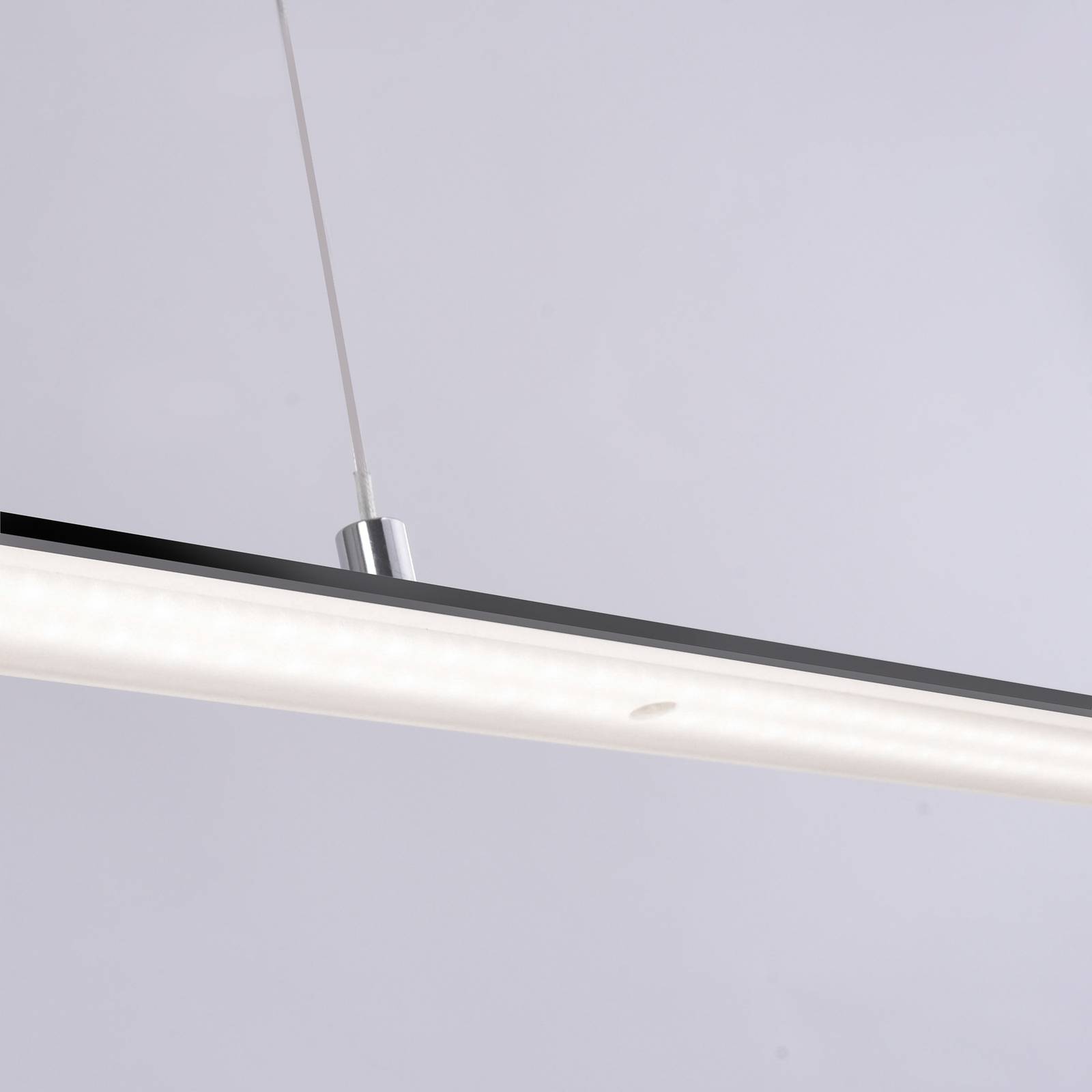 Lampa wisząca PURE LED Lite, antracyt, 160 cm, CCT, ściemniana