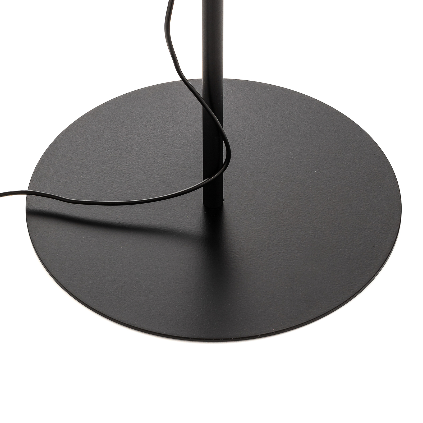 Vloerlamp Jute&black, natuurlijk bruin, 150cm