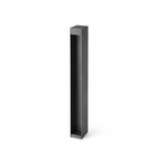 Cerler LED pedestal light, anthracite, 60 cm, metal, IP65, CCT