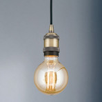 Jailhouse lampholder pendant light