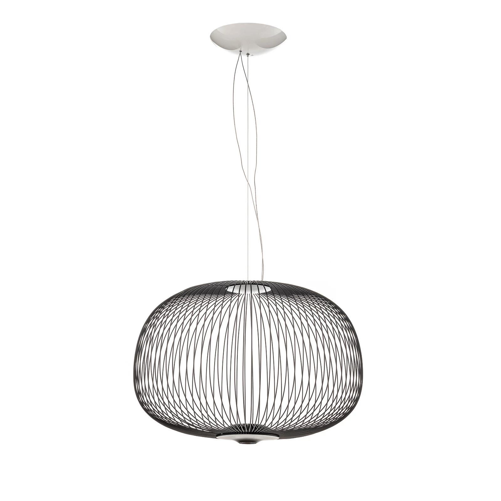 Foscarini MyLight Spokes 3 LED viseća svjetiljka, crna