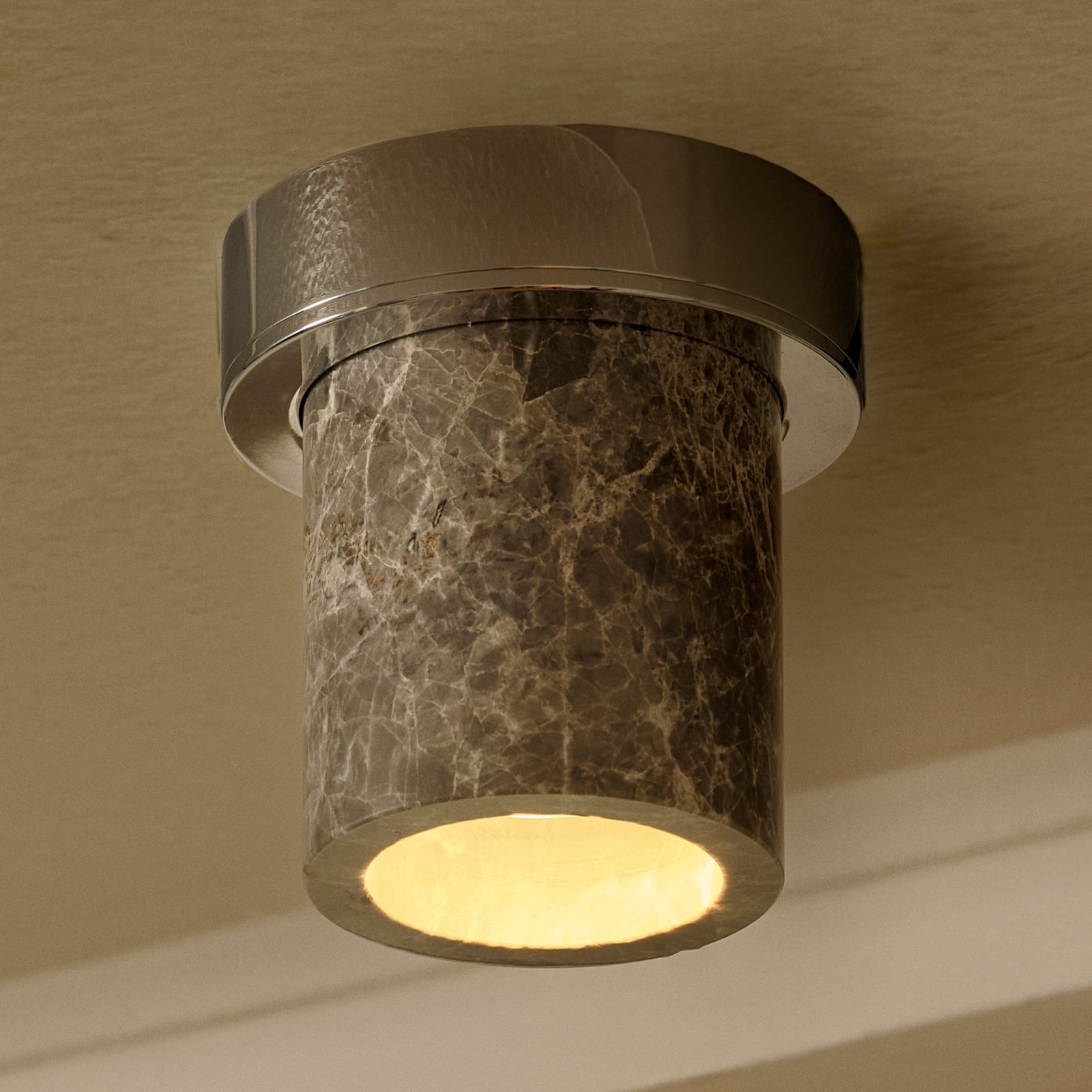 Downlight Miss Marble, cinzento/prateado - DESIGN BY US Downlight Miss Marble, cinzento/prateado - DESIGN BY US
