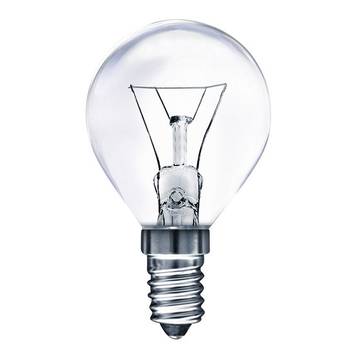 E14 25 W ampoule de four forme goutte, blanc chaud