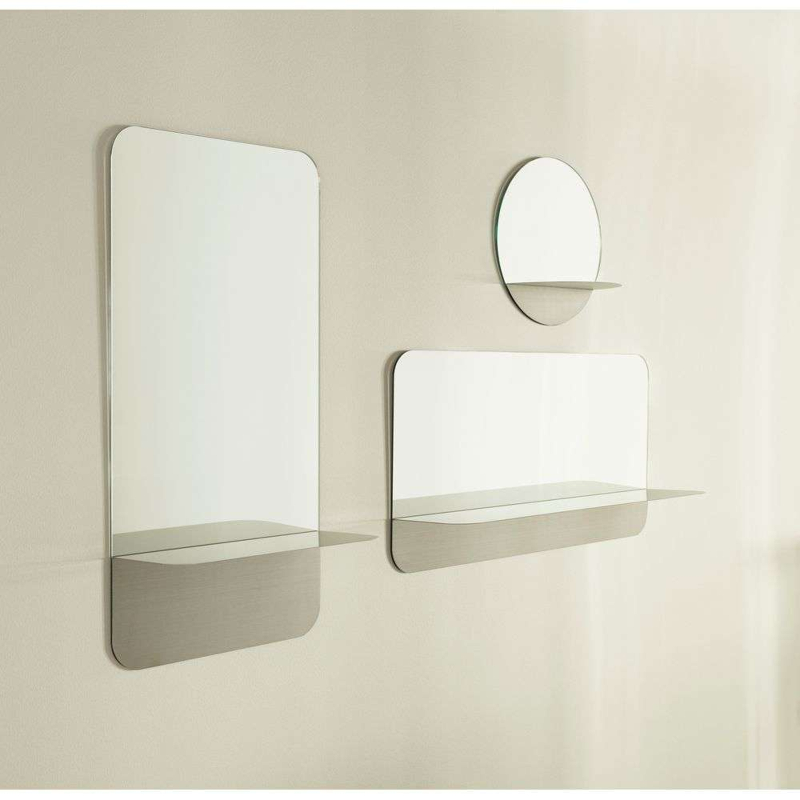 Horizon Mirror Vertical Stainless Steel - Normann Copenhagen