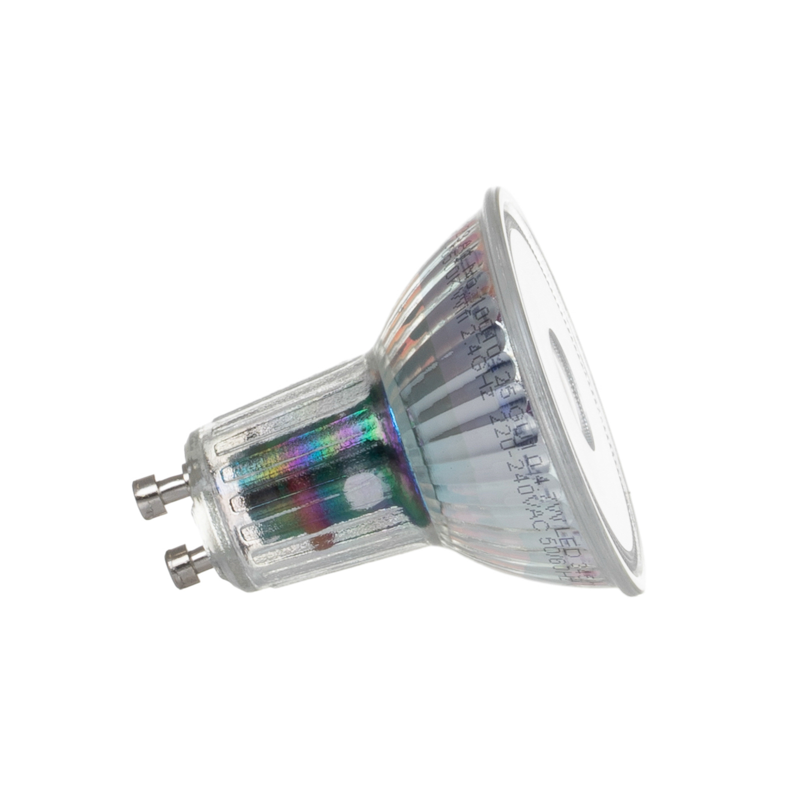 LUUMR Lâmpada LED inteligente 2pcs GU10 vidro 4,7W transparente Tuya