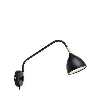 Valencia Vegglampe Svart/Messing - Markslöjd