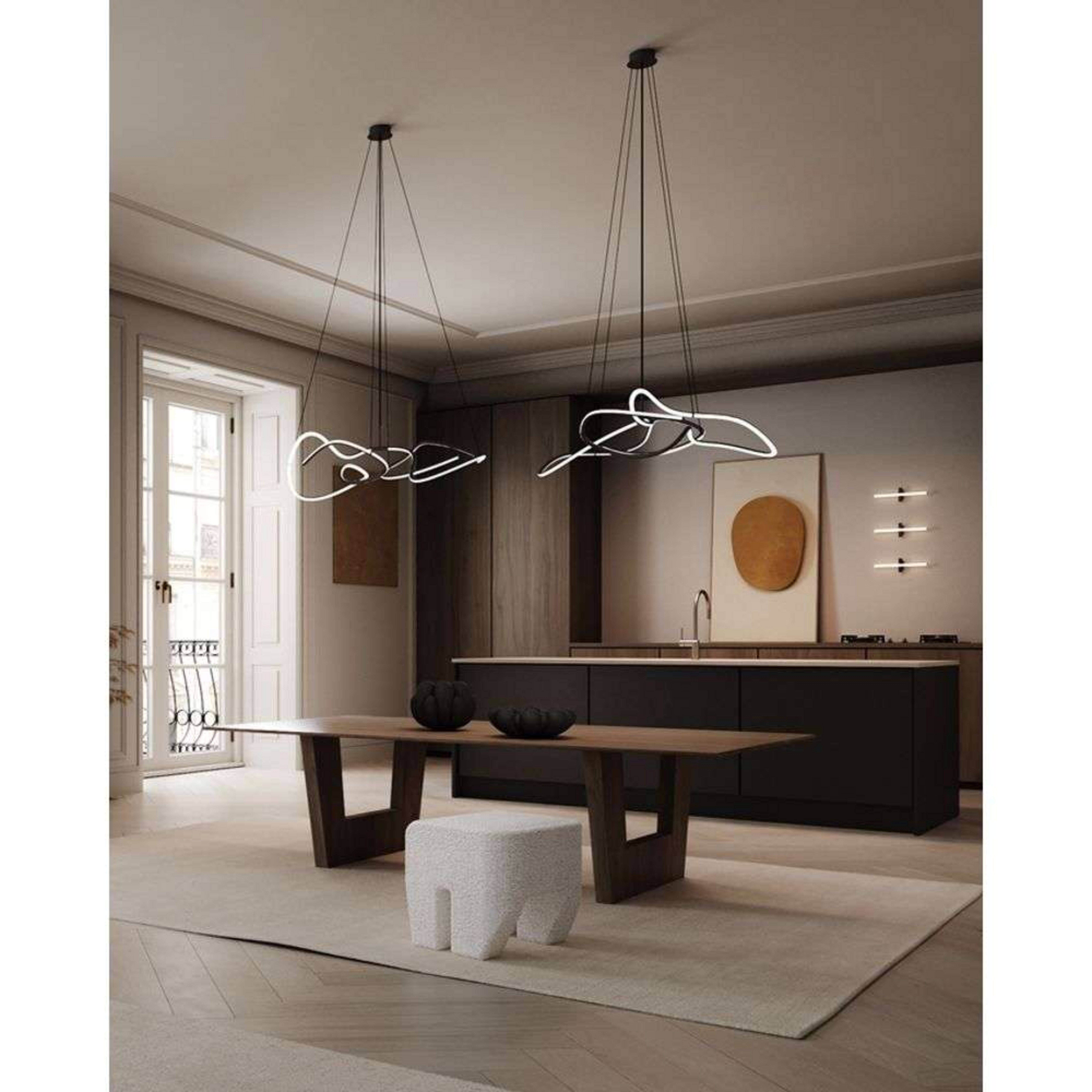 Ghost Kronleuchter Mini Burned Schwarz - 101 Copenhagen