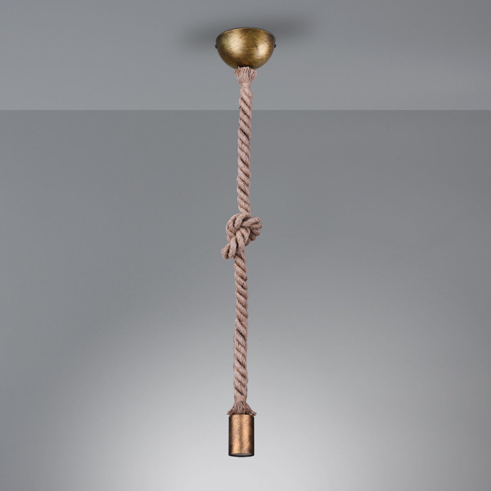 Hanglamp Rope met decoratieve kabel, 1-lamp