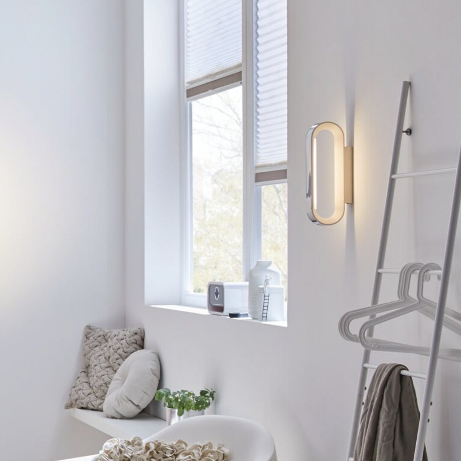 Agena LED zidna svjetiljka IP44 Dim. Krom/Mat bijela - Paulmann Agena LED zidna svjetiljka IP44 Dim. Krom/Mat bijela - Paulmann