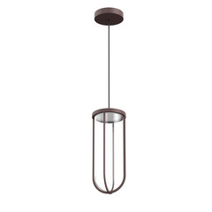FLOS In Vitro Suspension, 2 700 K, tmavě hnědá