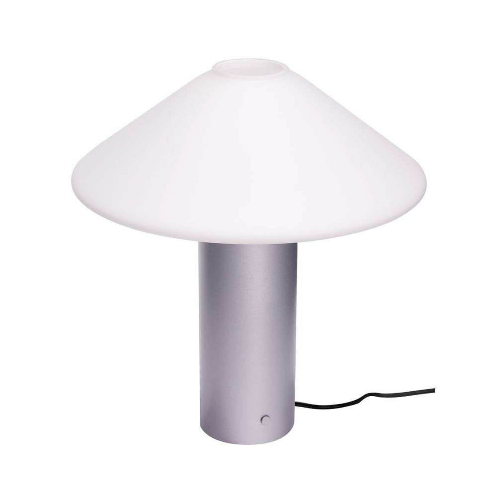 Orbit Bordlampe Metallic Sølv Hübsch - Stue - Glas billede