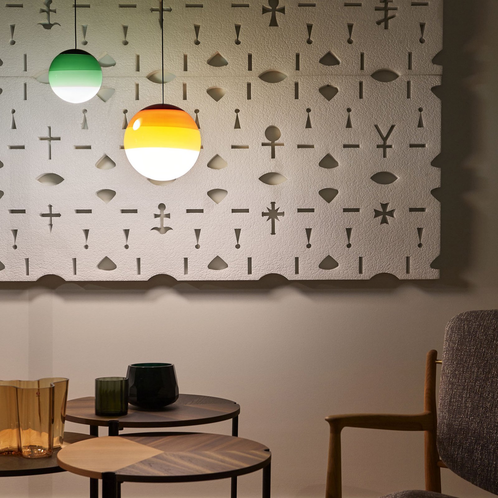 MARSET LED-Hängelampe Dipping Light Ø 20 cm grün
