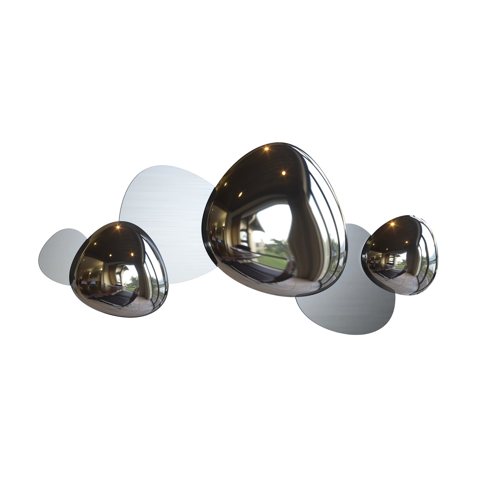 Maytoni Jack-stone applique LED, 79 cm, nickel