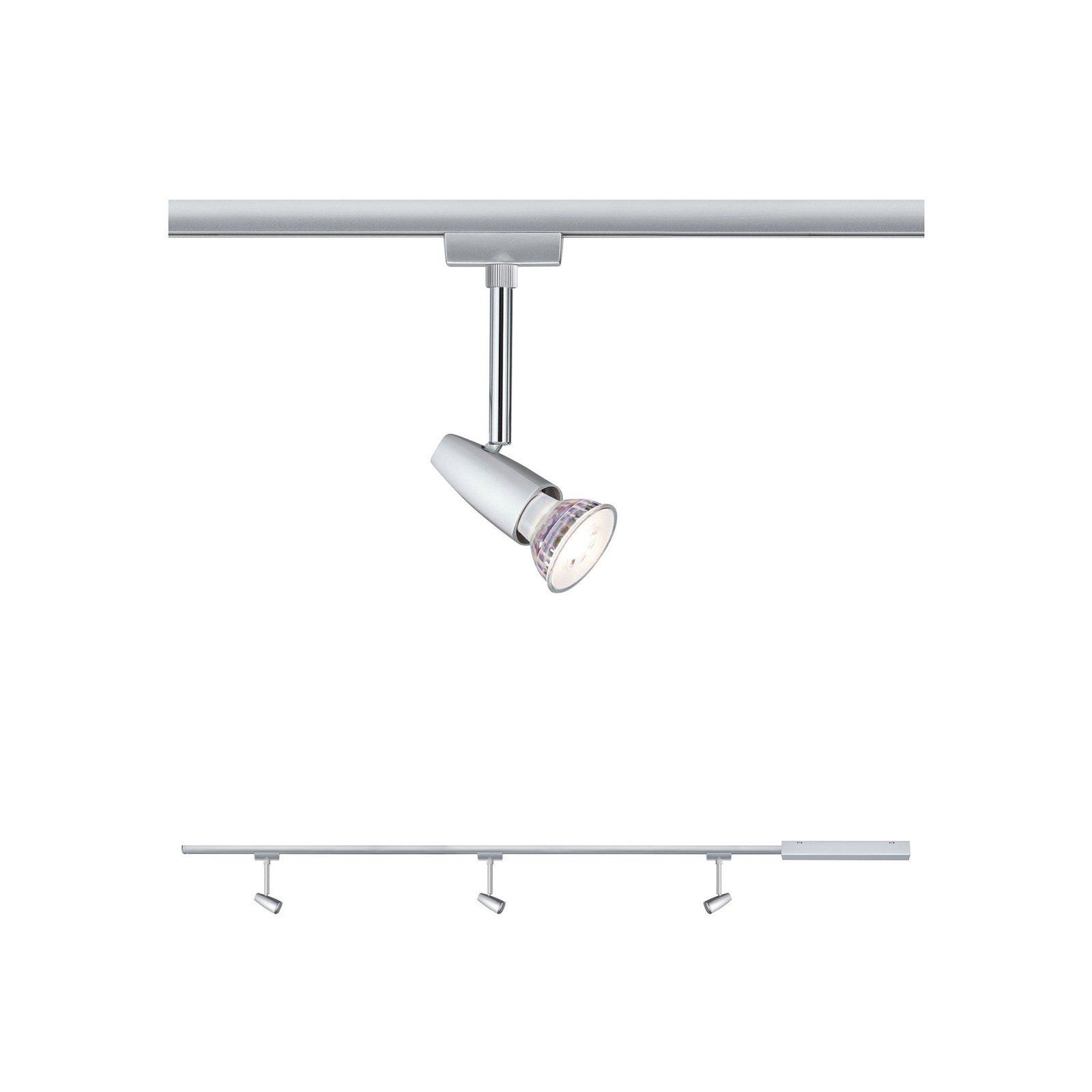 Barelli 3 Plafonnier Urail-set Chrome - Paulmann