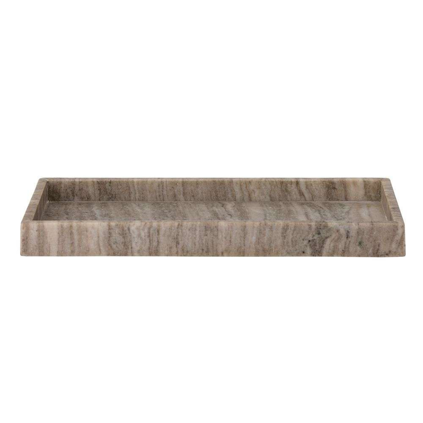 Majsa Tray L38 Brown Marble - Bloomingville