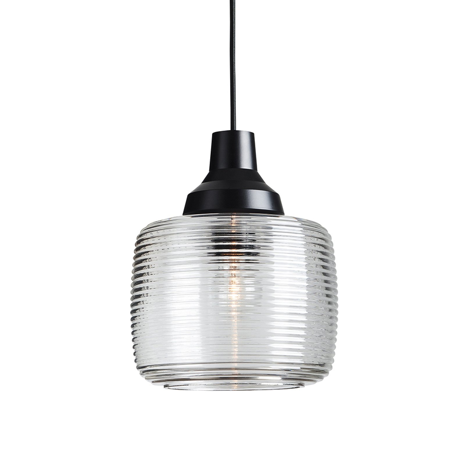 New Wave Strip pendant light, clear