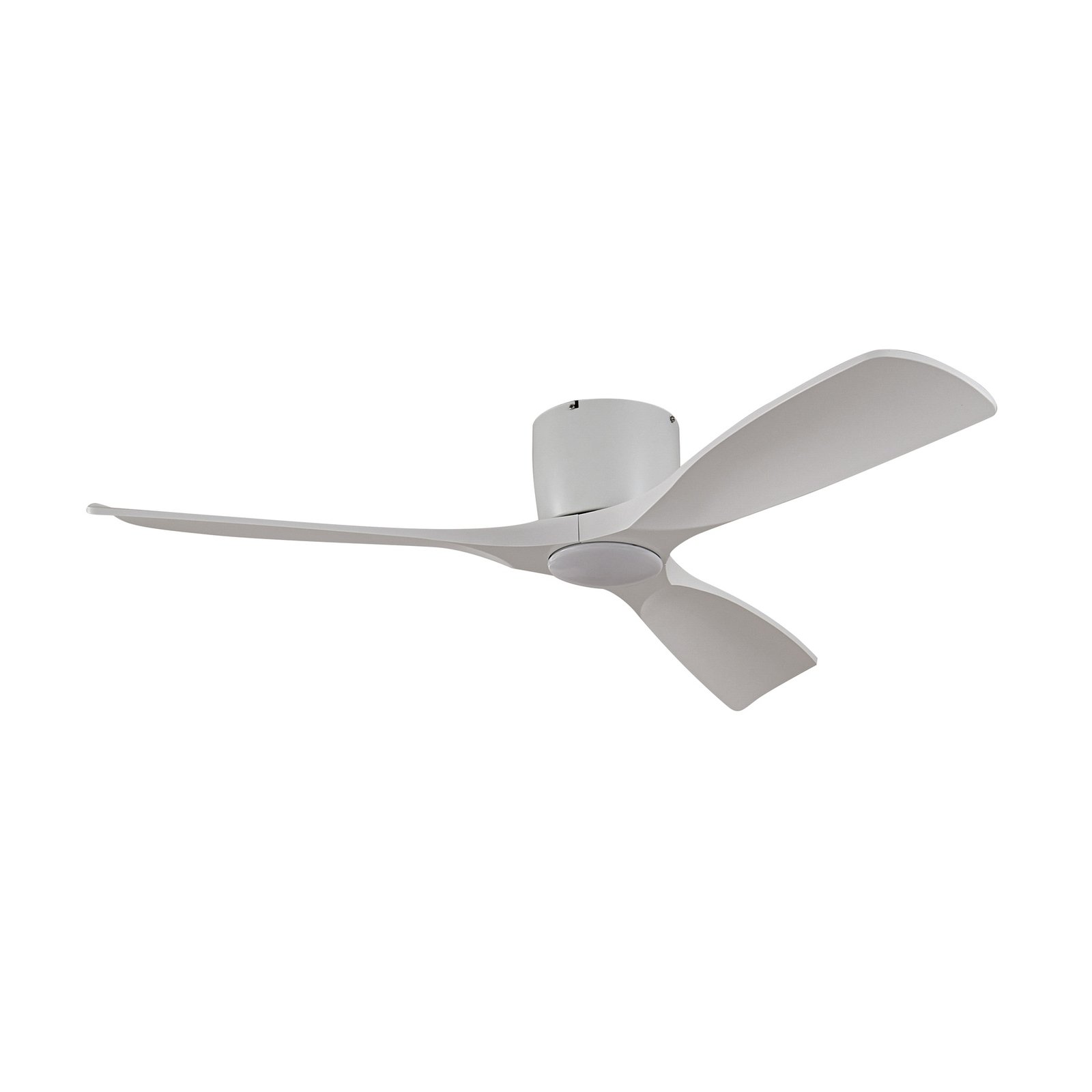 Lucande Smart LED-Deckenventilator Moneno, weiß, DC, Tuya