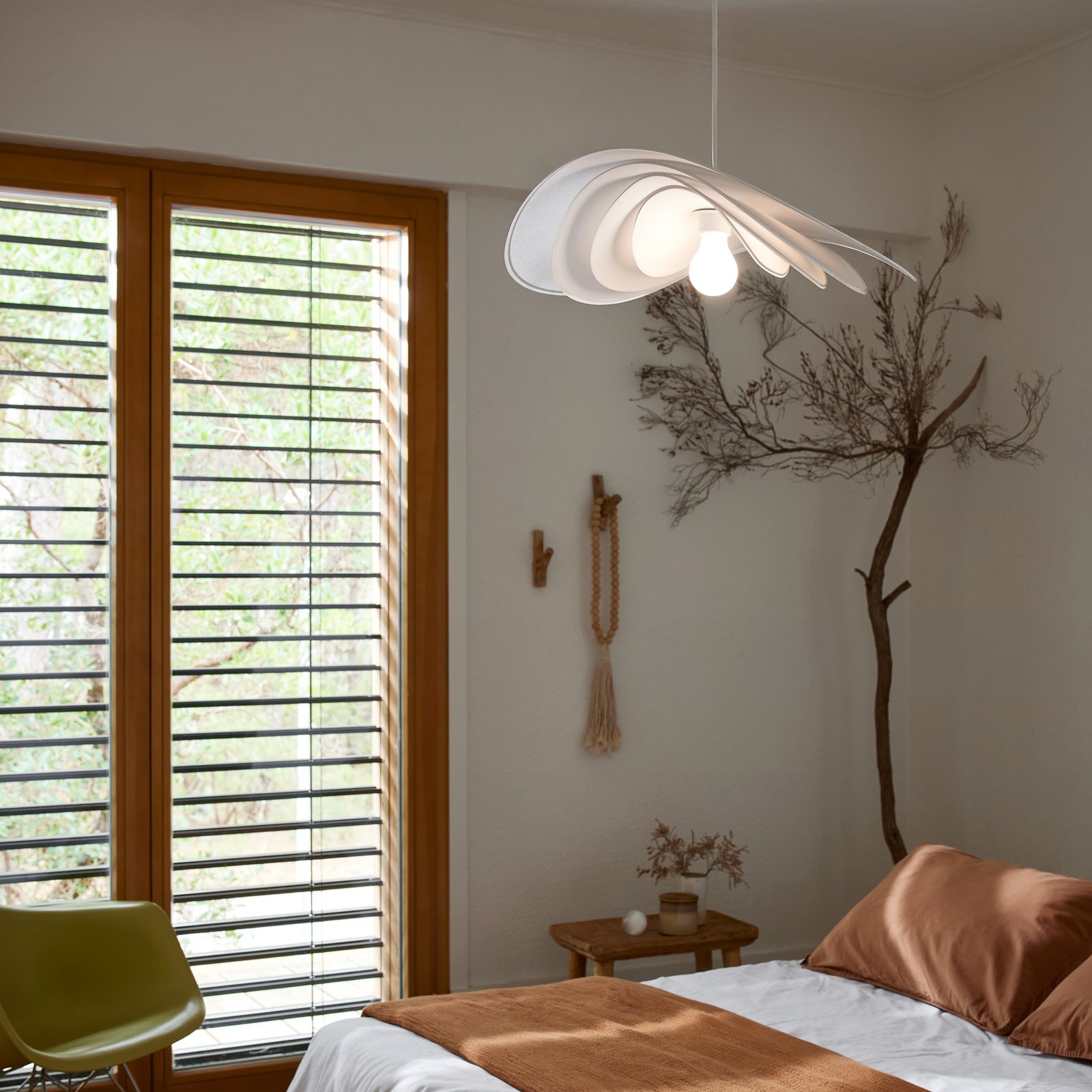 Selenitis Hängeleuchte, Ø 56 cm - MARKET SET Selenitis Hängeleuchte, Ø 56 cm - MARKET SET