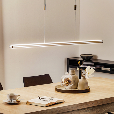 BANKAMP Gem LED-Pendelleuchte, ZigBee-fähig, alu