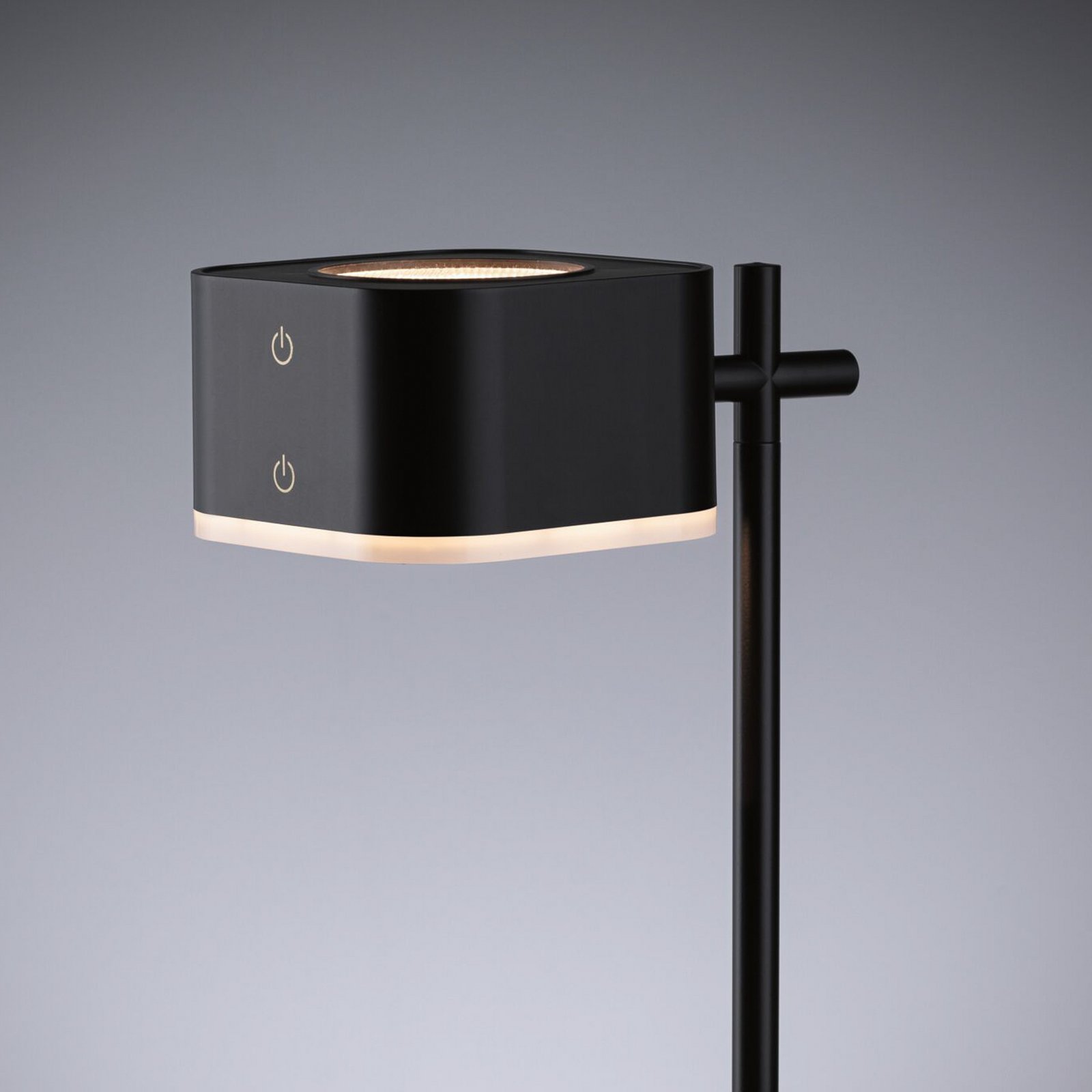 Lampa de masă cu baterie LED Paulmann Varia, negru, 37 cm dimabil CCT