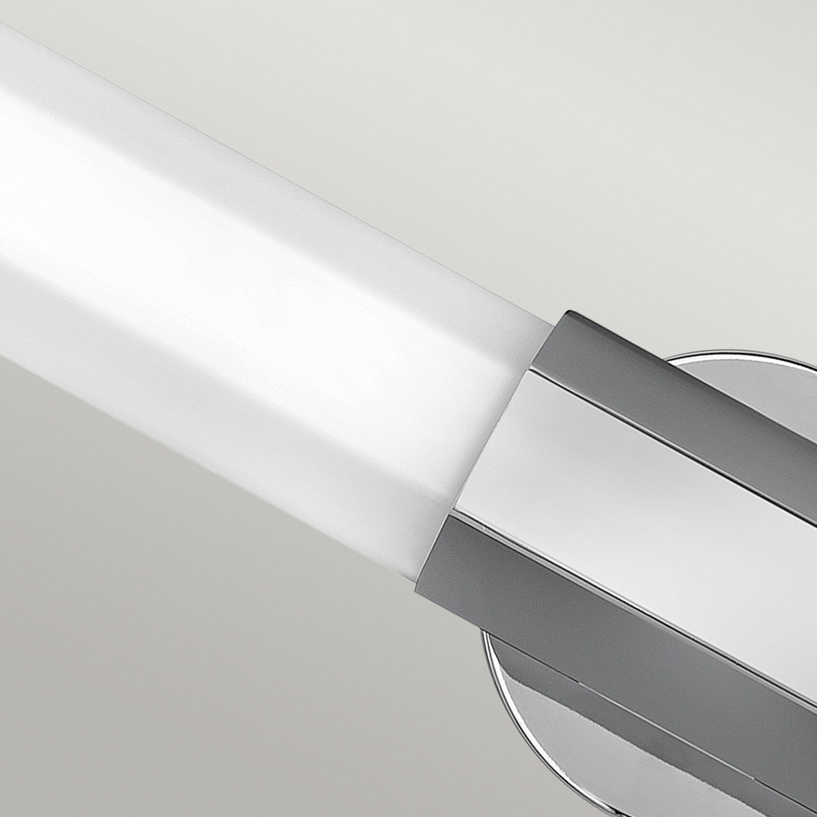 Quintiesse Aplică de perete pentru baie cu LED Facet Dual crom 2 becuri lățime 66 cm - Antichitate - crom opal - Metal