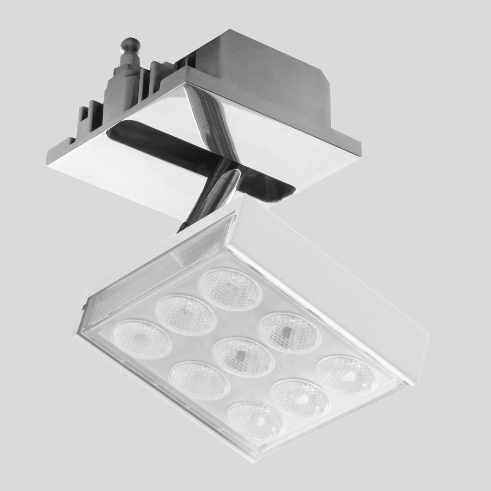 LED ceiling PAD80 with adjustable lense