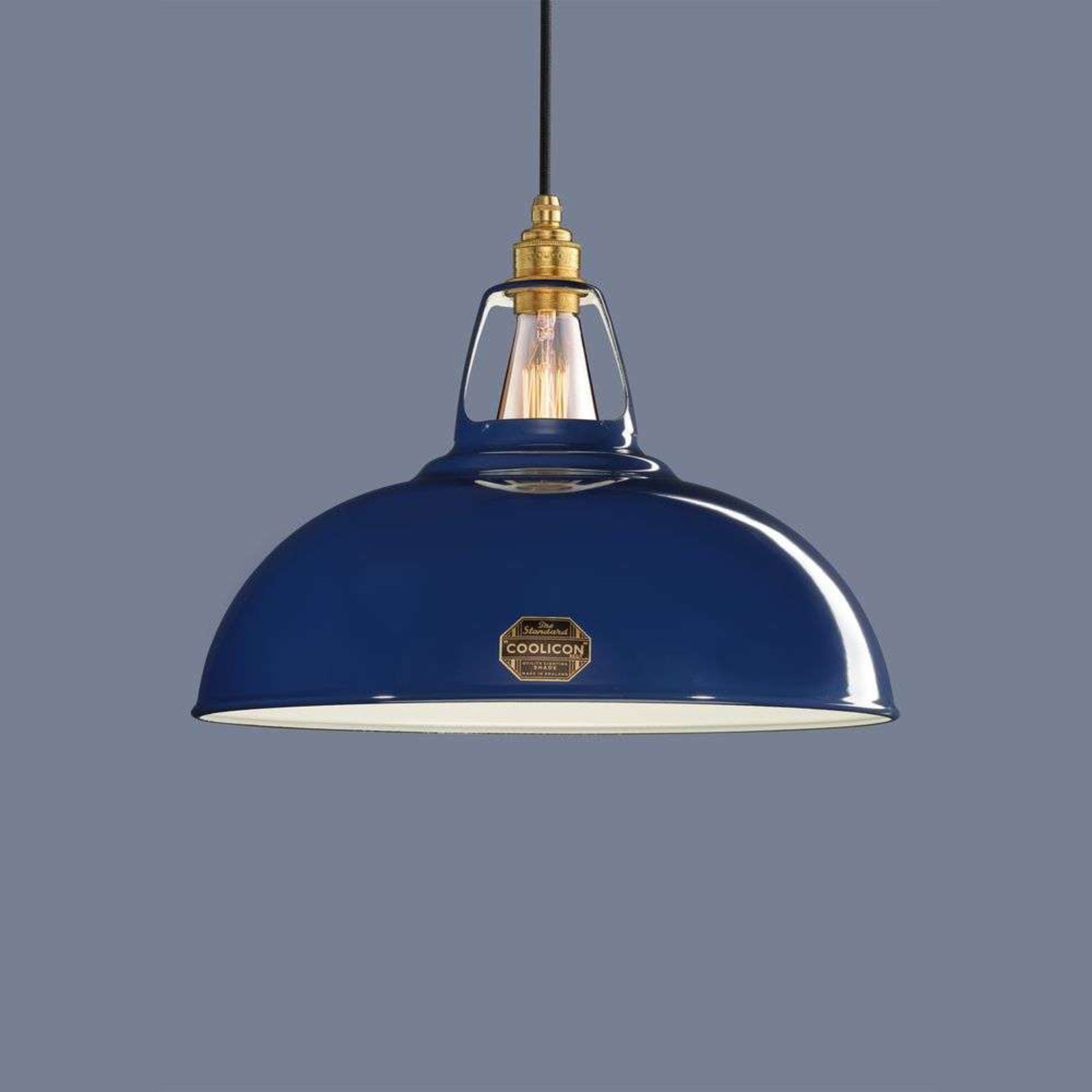 Large 1933 Design Závěsná Lampa Royal Blue - Coolicon