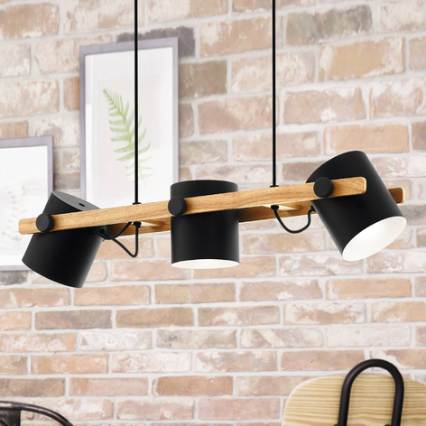 Hengelampe Hornwood med tredetaljer