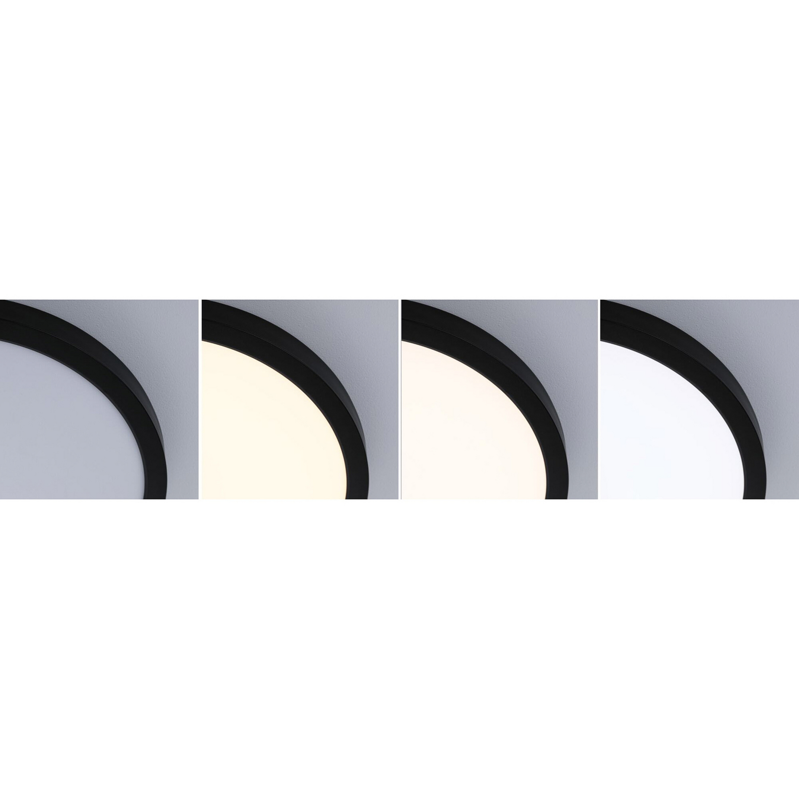 Plafoniera LED Paulmann Abia 2, Ø 40 cm, nera, CCT Plafoniera LED Paulmann Abia 2, Ø 40 cm, nera, CCT
