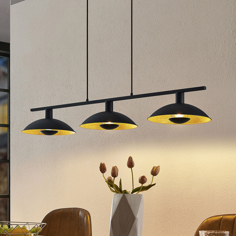Lindby Narisara suspension linéaire, trois lampes