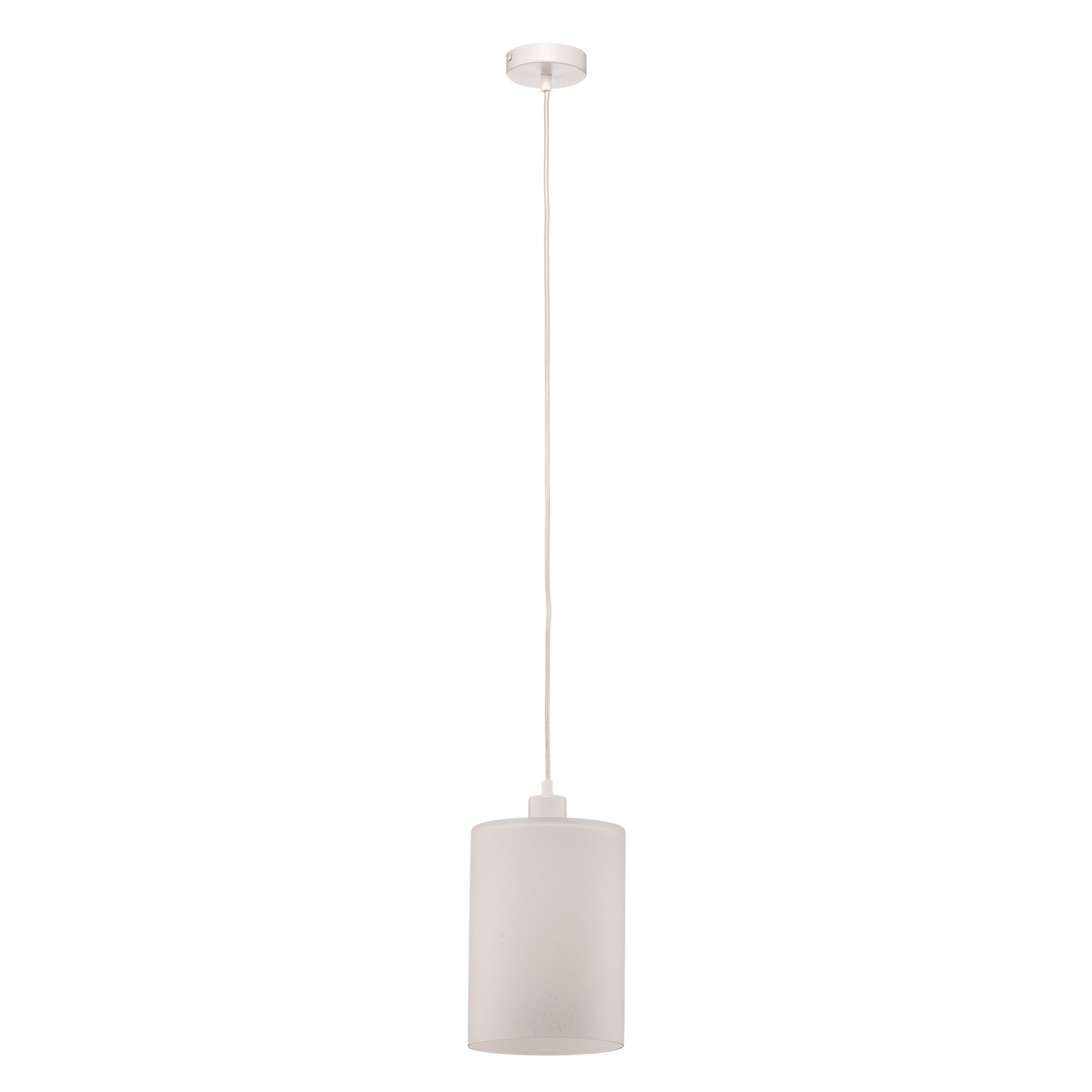 Висяща лампа Soda с бял стъклен абажур Ø 18 см