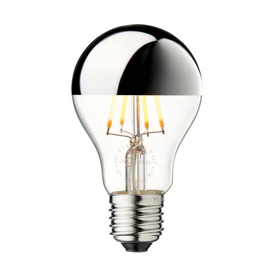 Ampoule à tête miroir LED Arbitrary E27 argent 3,5W 2700K à intensité