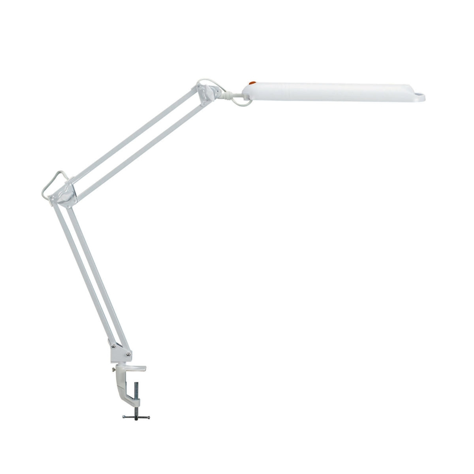 Led-tafellamp MaulAtlantic met klemvoet, wit