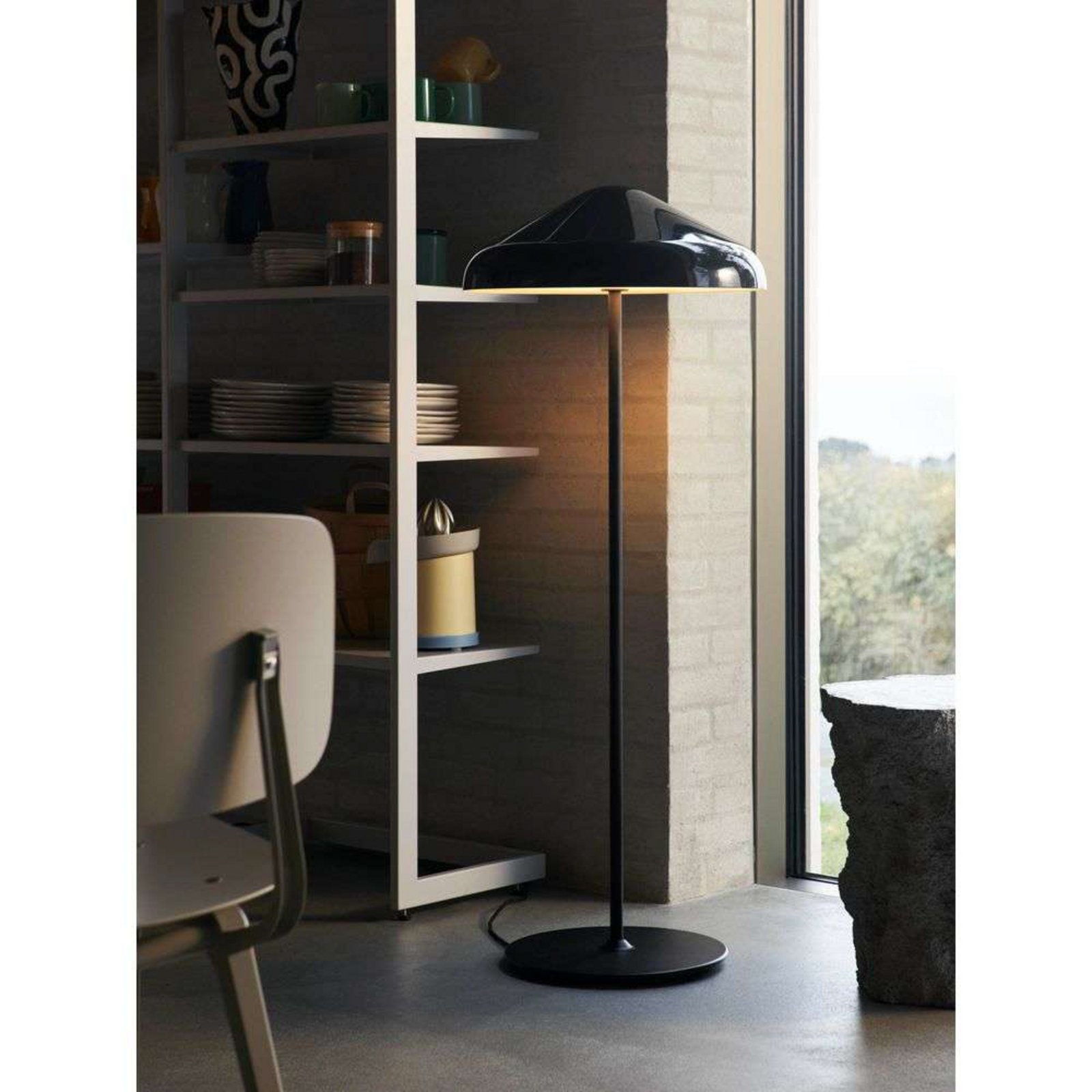 Pao Steel Lampadar Cool Grey - HAY