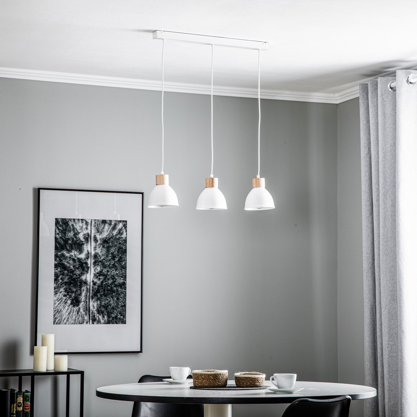 Tira 3 Pendant White - Envostar