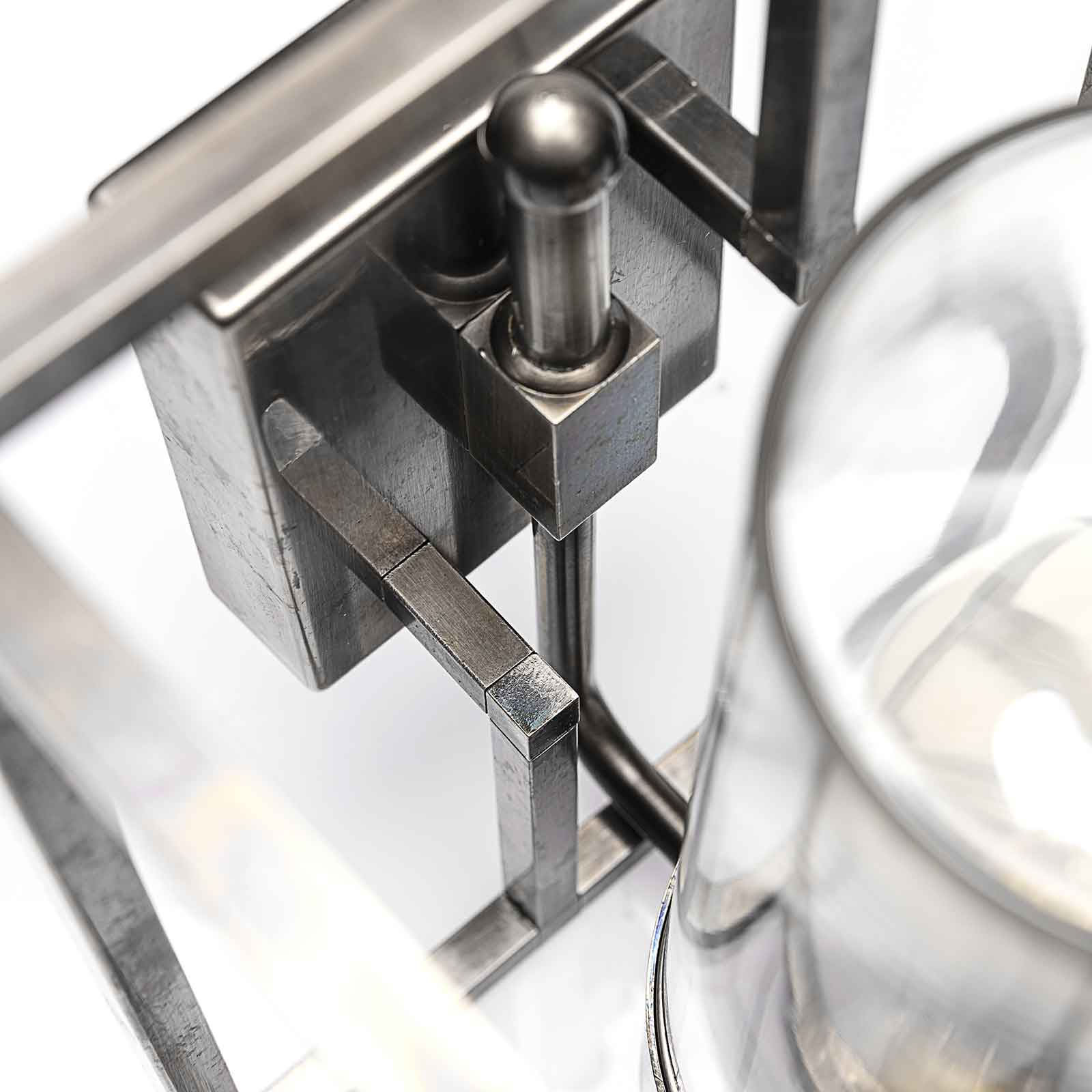 Buitenwandlamp Cubic³ 3363 nikkel antiek/helder
