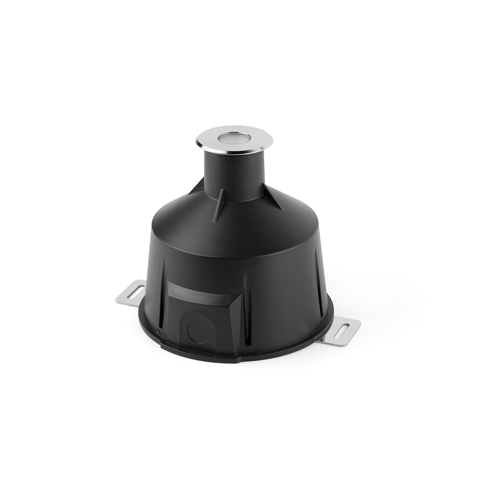 LED zwembadlamp Nok, nikkelkleurig, roestvrij staal, Ø 6,8 cm, IP68