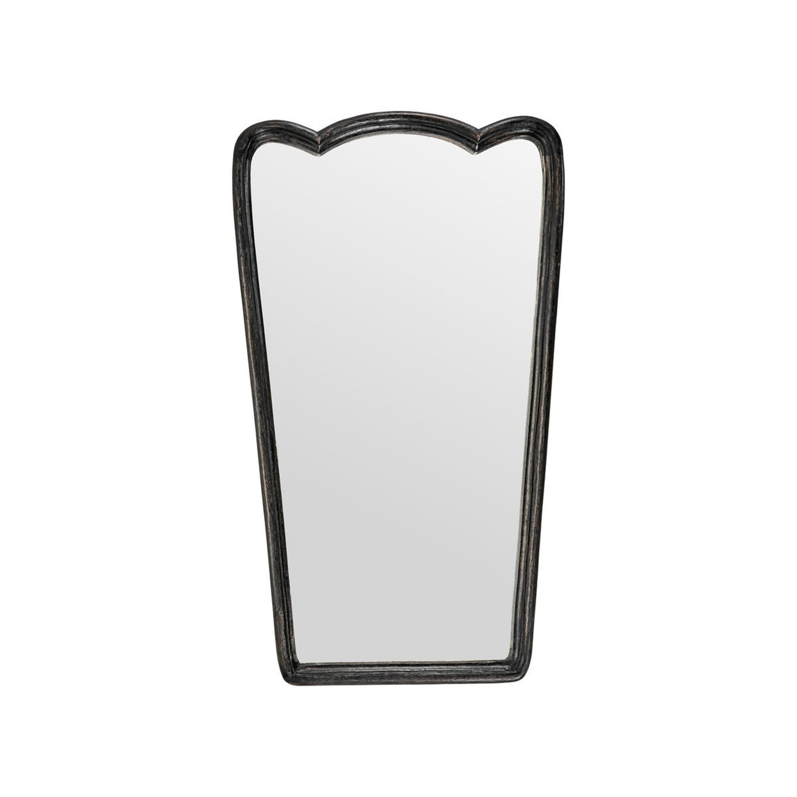 Specchio da parete HDJamp, nero, 90 x 52 cm - House Doctor