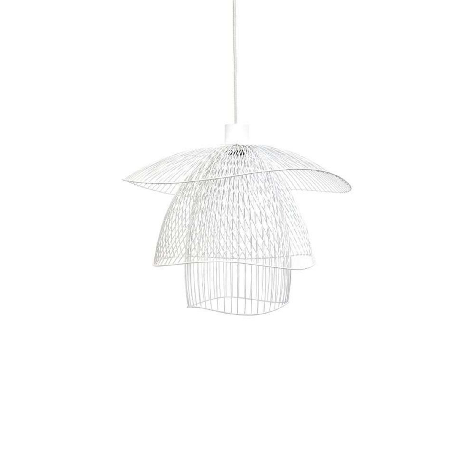 Papillon Candeeiro Suspenso S White - Forestier