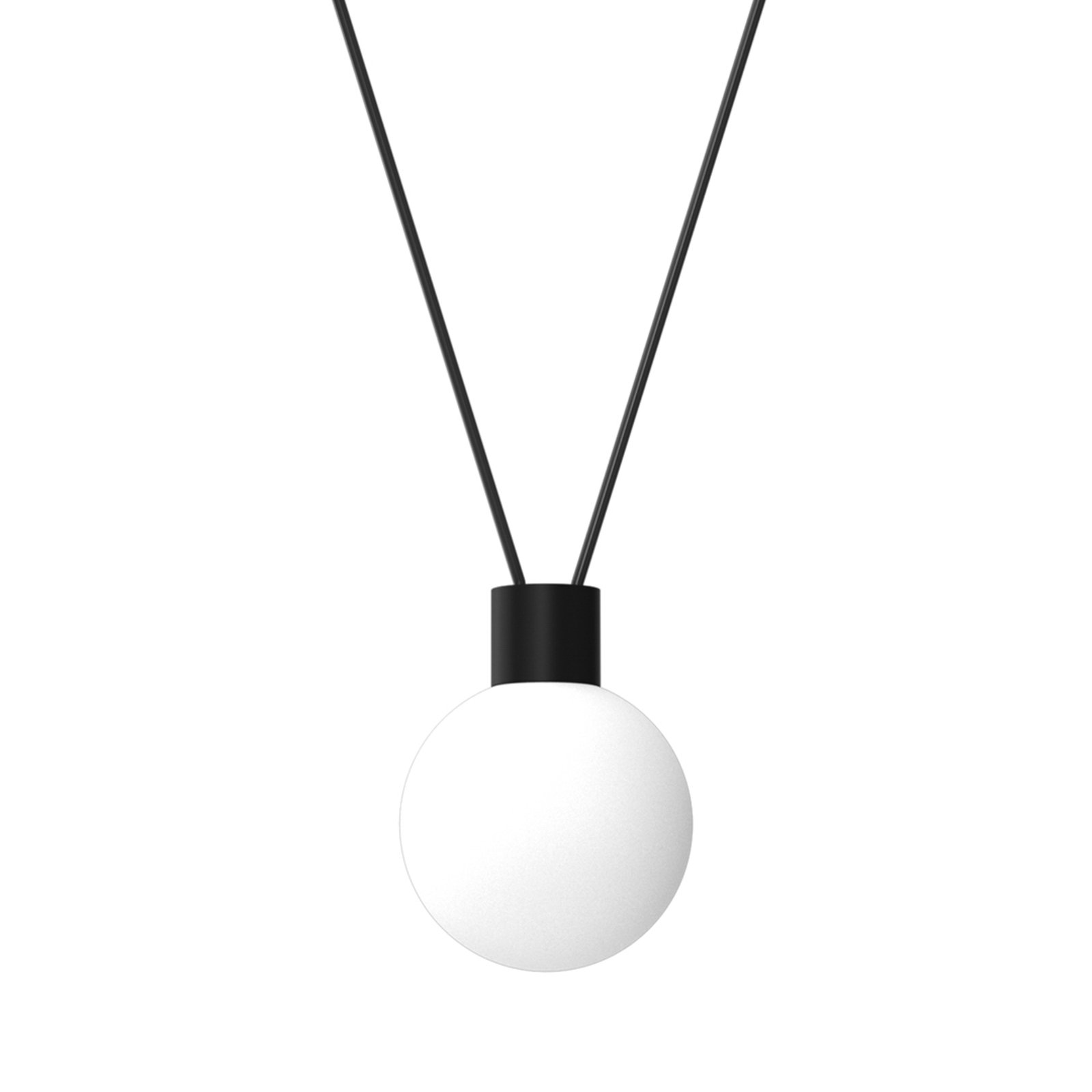 Capri pendant light, round lampshade, 1-bulb
