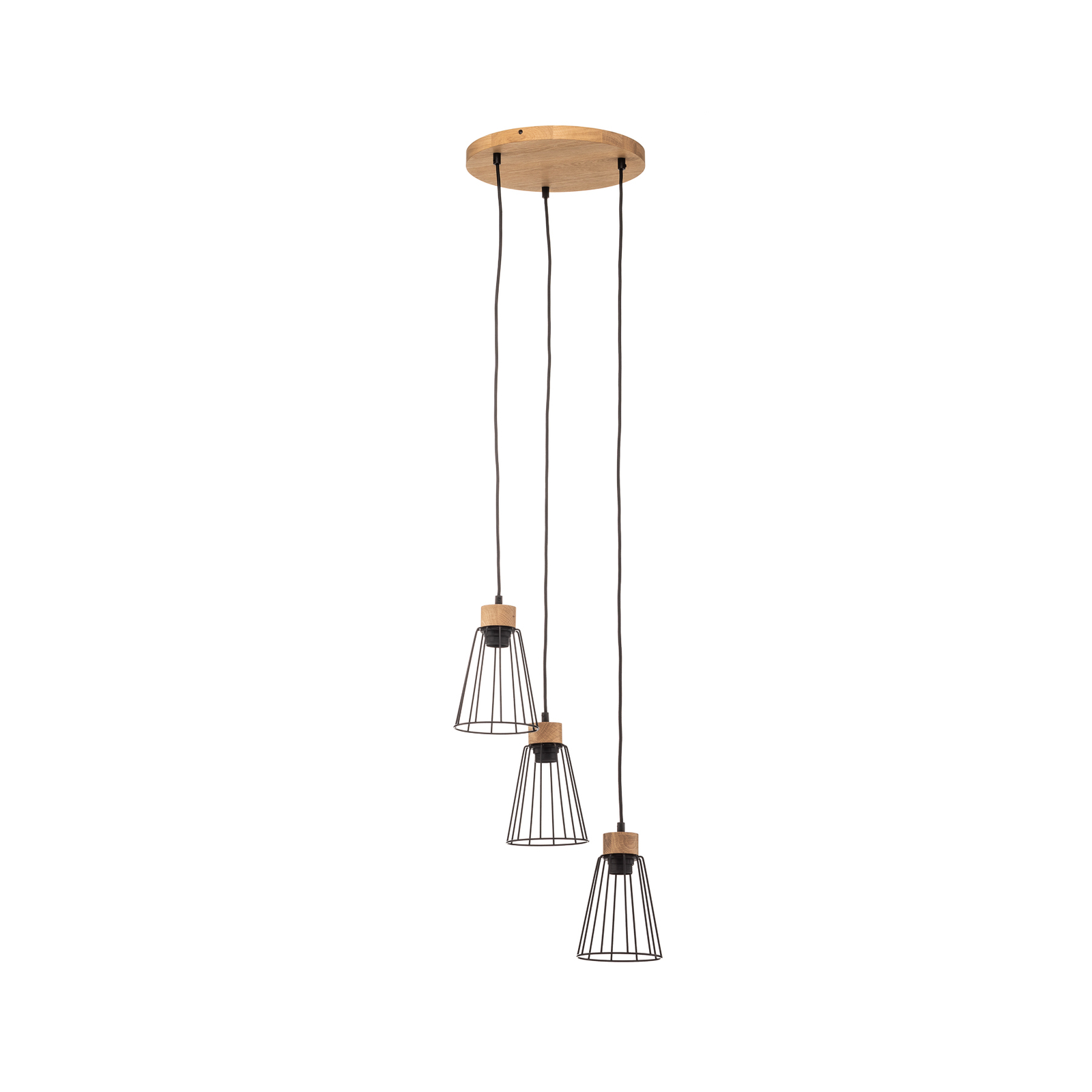 Envolight Dorvi hanging light, 3-bulb, circular