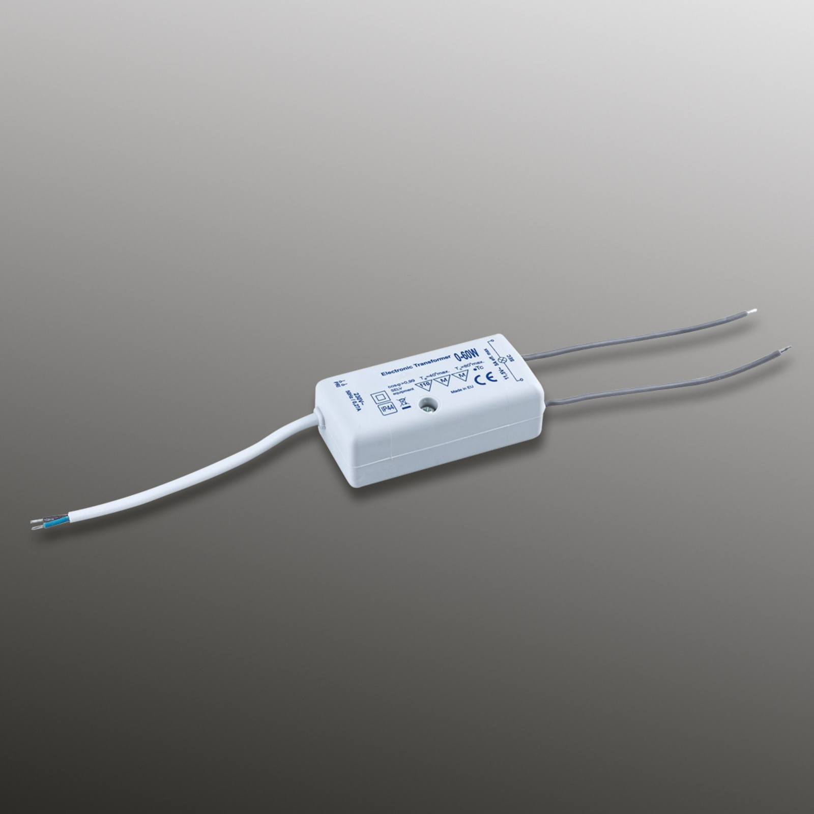 Heitronic Transformer 0-60W, Plastic, L: 7.3 cm, W: 3.6 cm, H: 2.6 cm