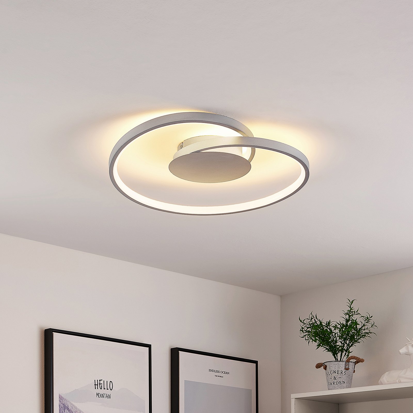 Lucande Enesa LED-taklampa, rund