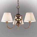 Antique-looking Classic hanging light, three-bulb