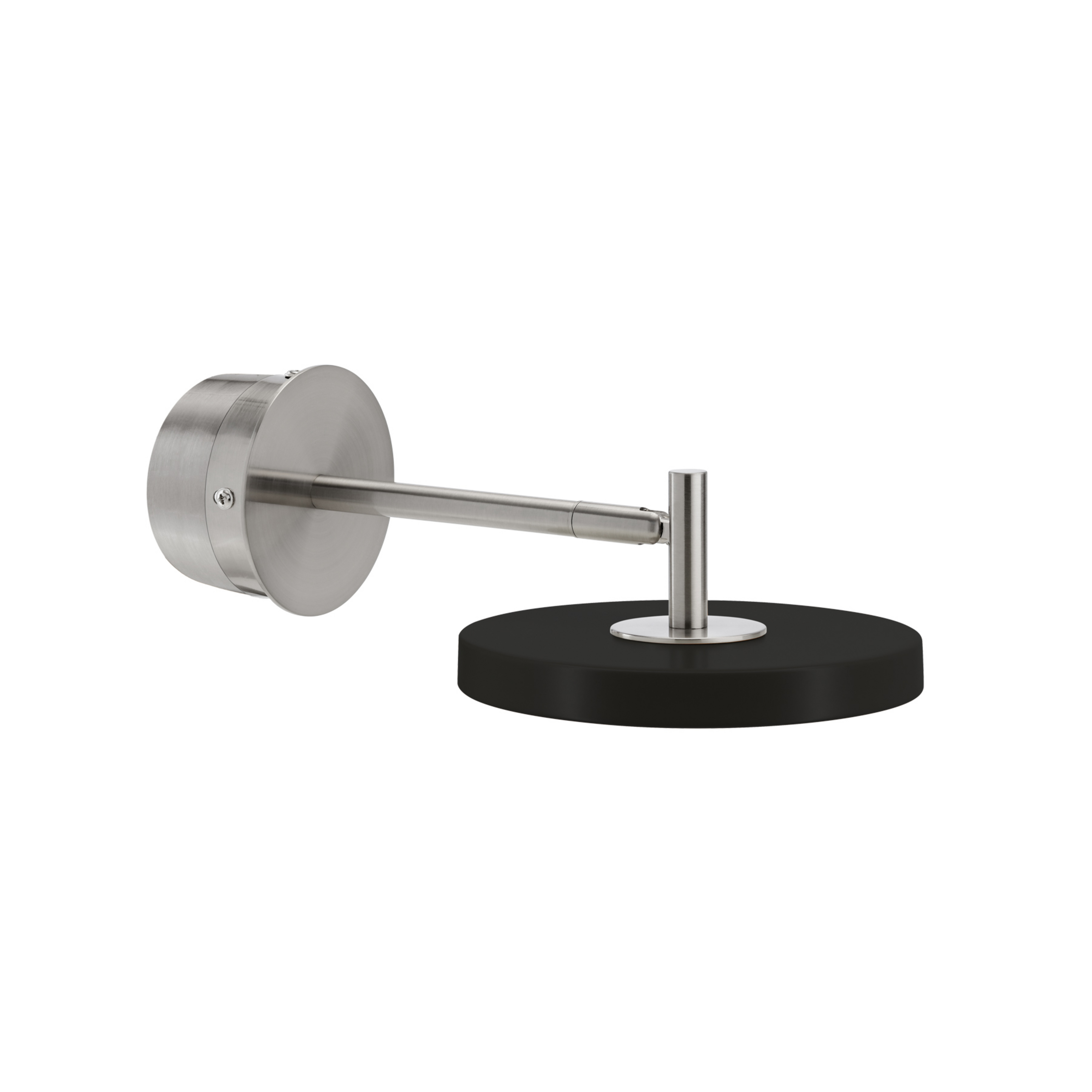 Asteria Short LED-Wandlampe, schwarz Stahl, Hardwire - UMAGE