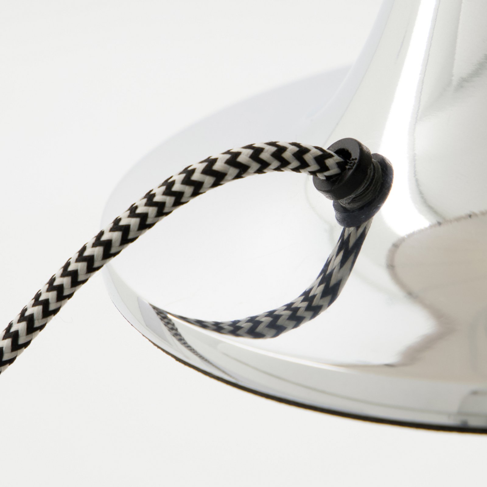 Stolní lampa Tulip 50 cm stříbrná bavlna - House Doctor Stolní lampa Tulip 50 cm stříbrná bavlna - House Doctor