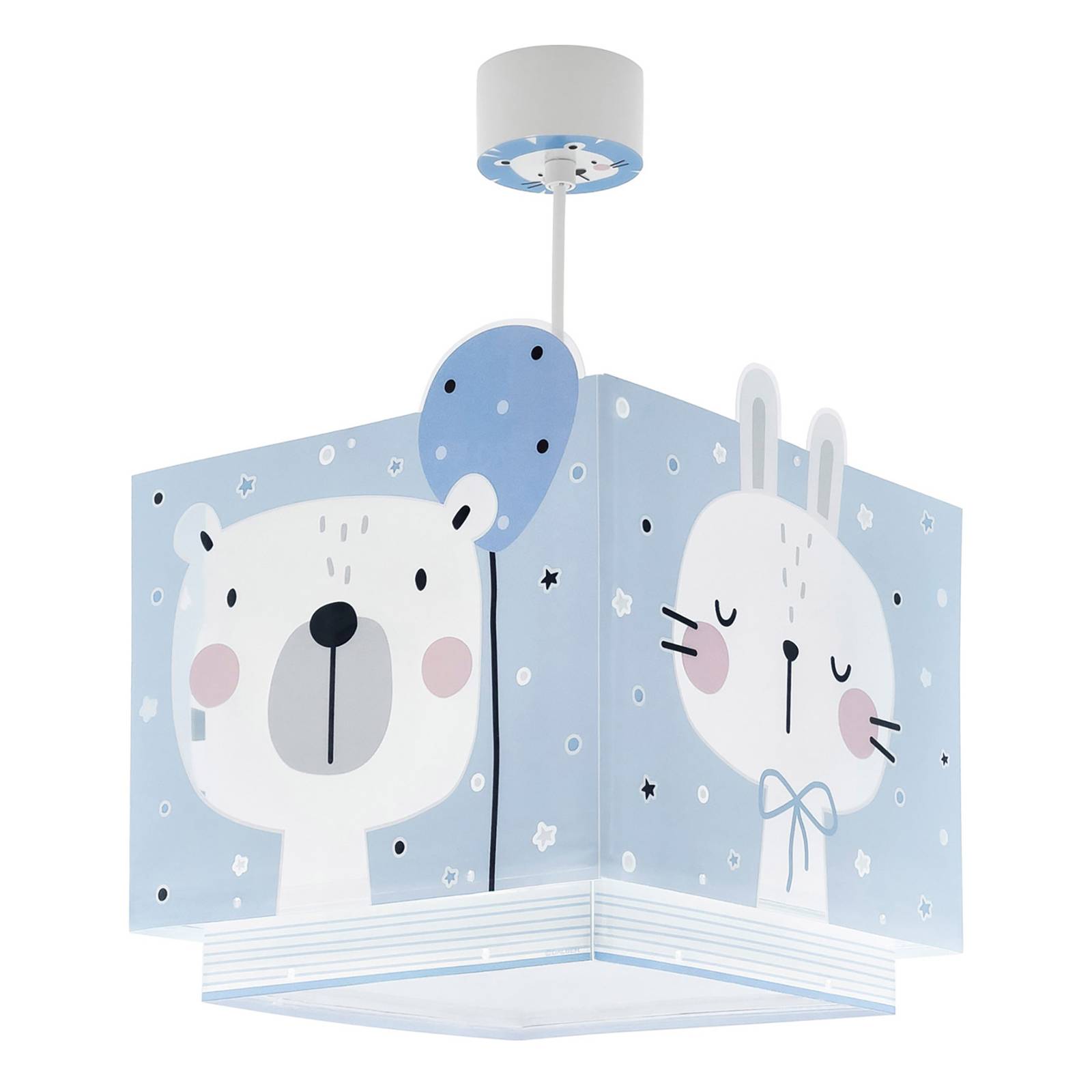 Lampa wisząca dziecięca Dalber Baby Jungle, niebieska
