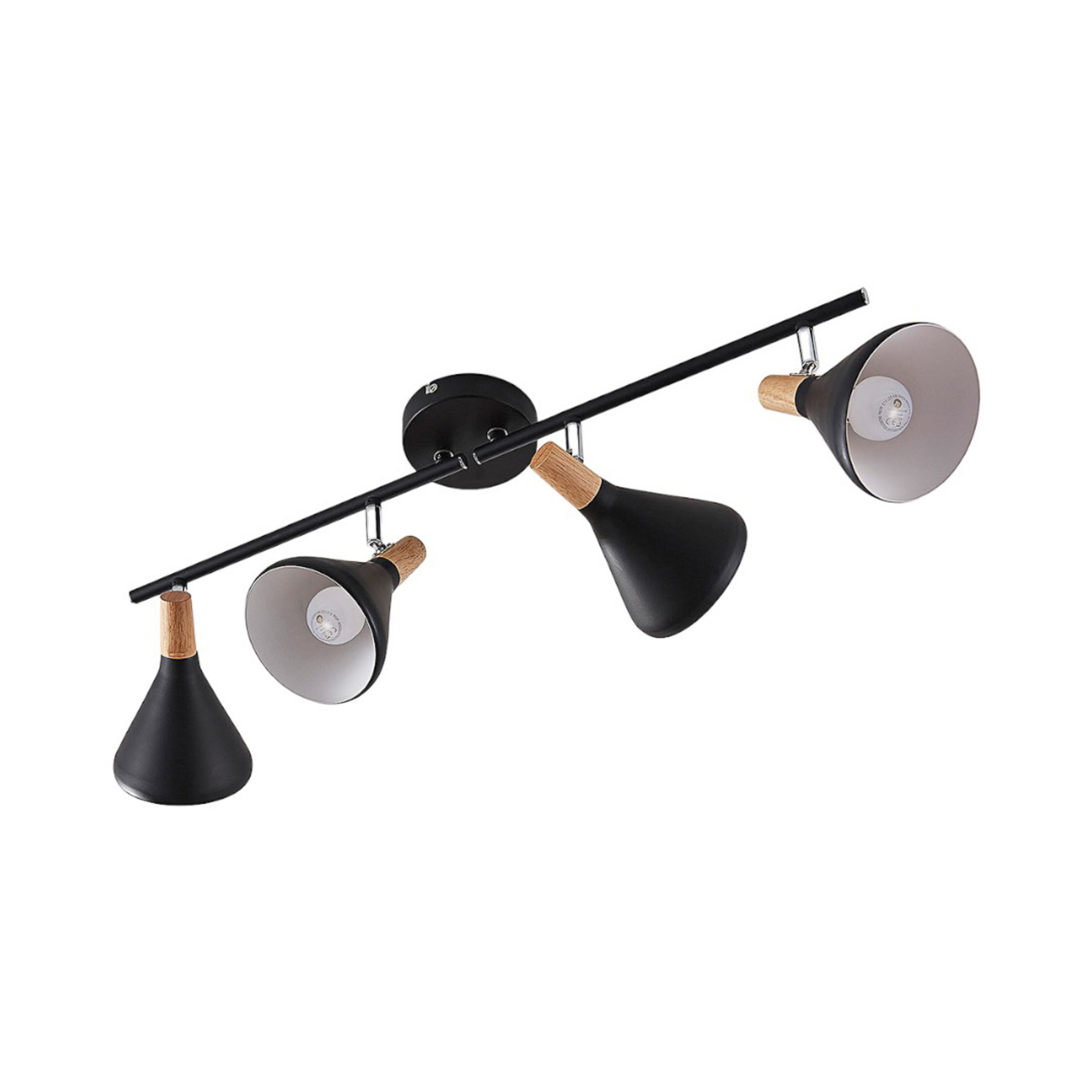 Arina 4 Candeeiro de Tecto Black - Lindby