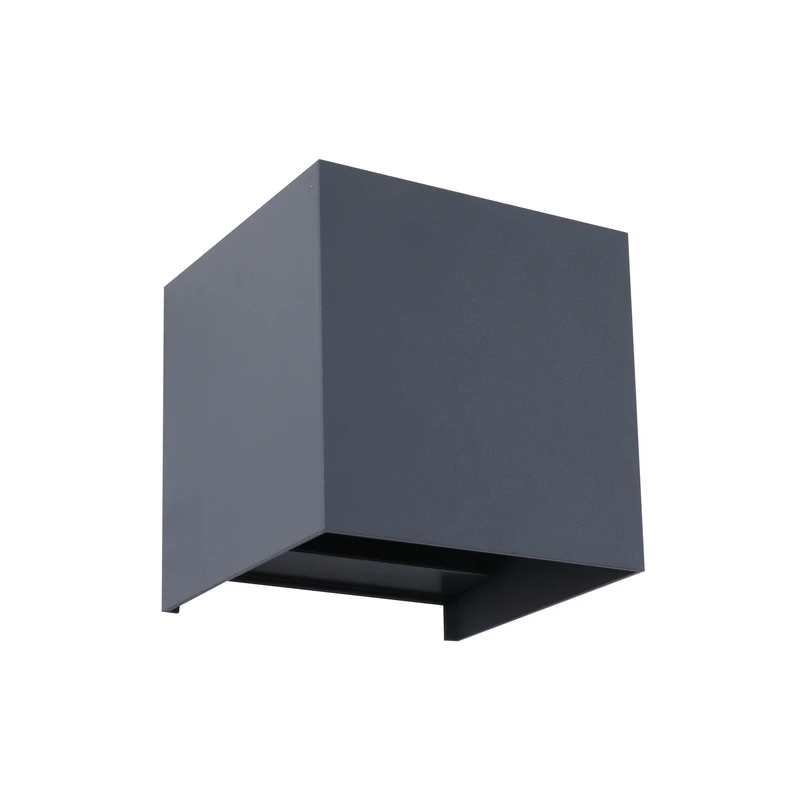 Lindby - Dara Square LED Smart Extérieur Applique Murale Gris