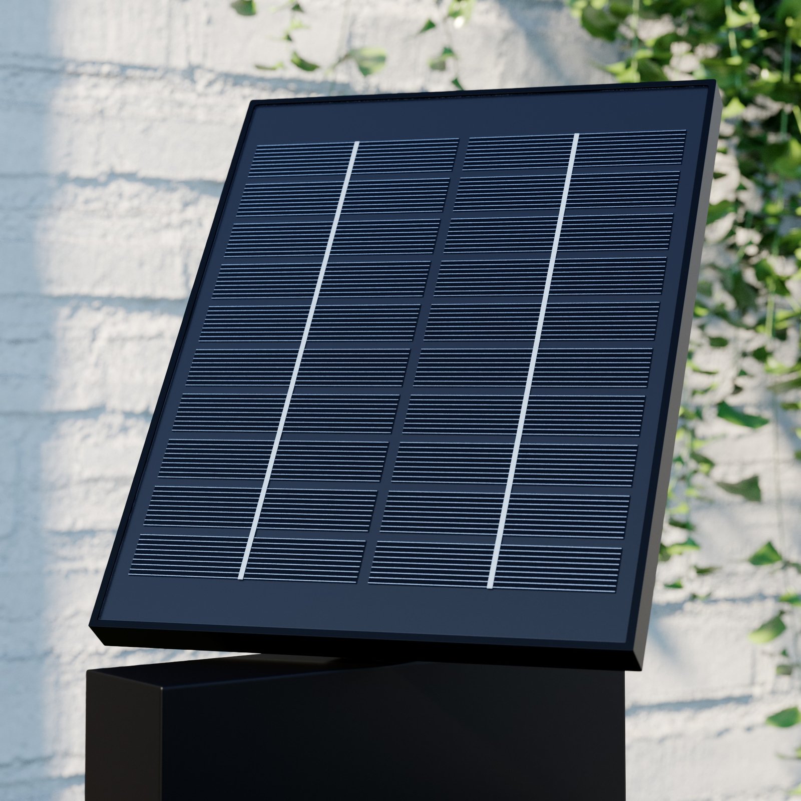Borne LED solaire Silvan avec détecteur, 100 cm